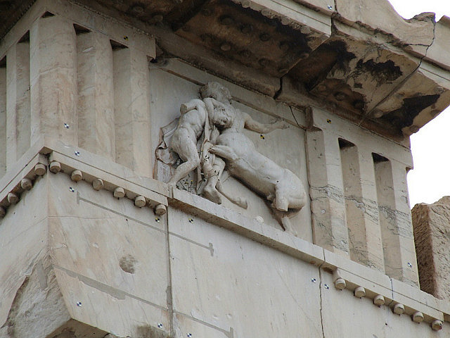 Detail of the Parthenon (Virgin) Temple
