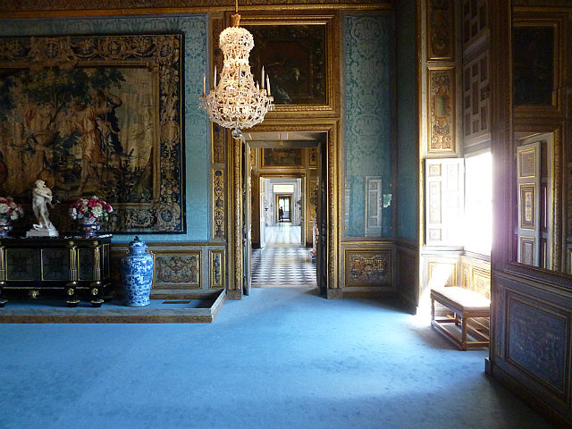Interior of Vaux-le-Vicomte palace
