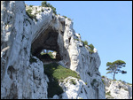 Limestone cliffs in the Calanques