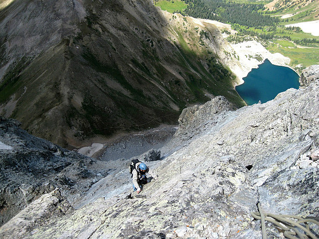 Climbing the NW Buttress of Capitol Peak