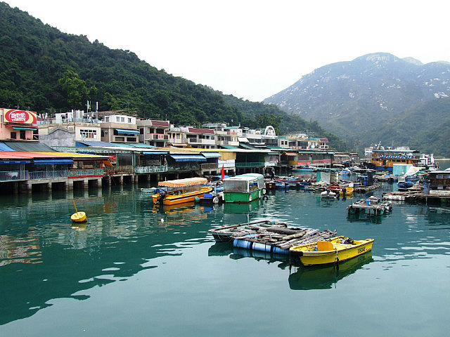 Sok Kwu Wan, a fishing village on Lamma Island