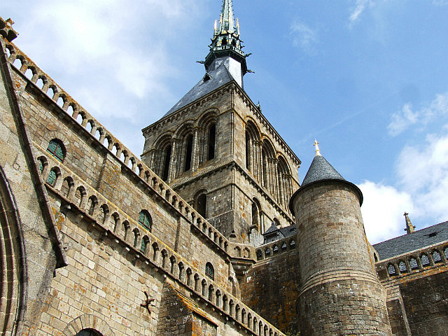 Mont-Saint-Michel's Romanesque Cathedral