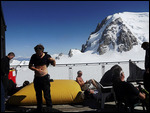 Mont Blanc du Tacul viewed from the Cosmiques hut