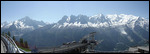 View of Mont Blanc Massif from Brevent Summit