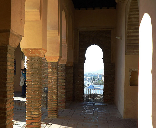 Sea view from palace, Alcazaba