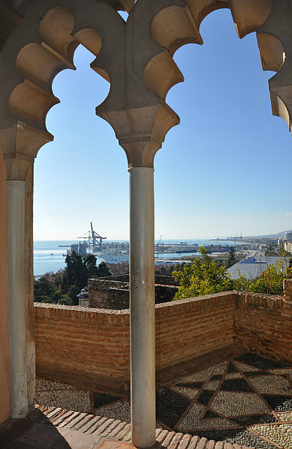 View of the Mediterranean, Alcazaba