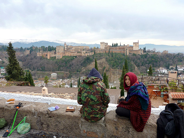View of Alhambra from Albaicin