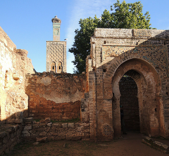 Chellah ruins of Merinid mosque, Rabat