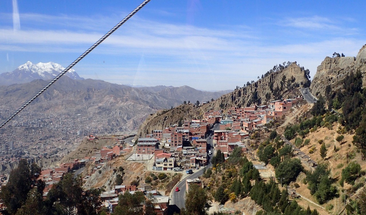 View from the cable car