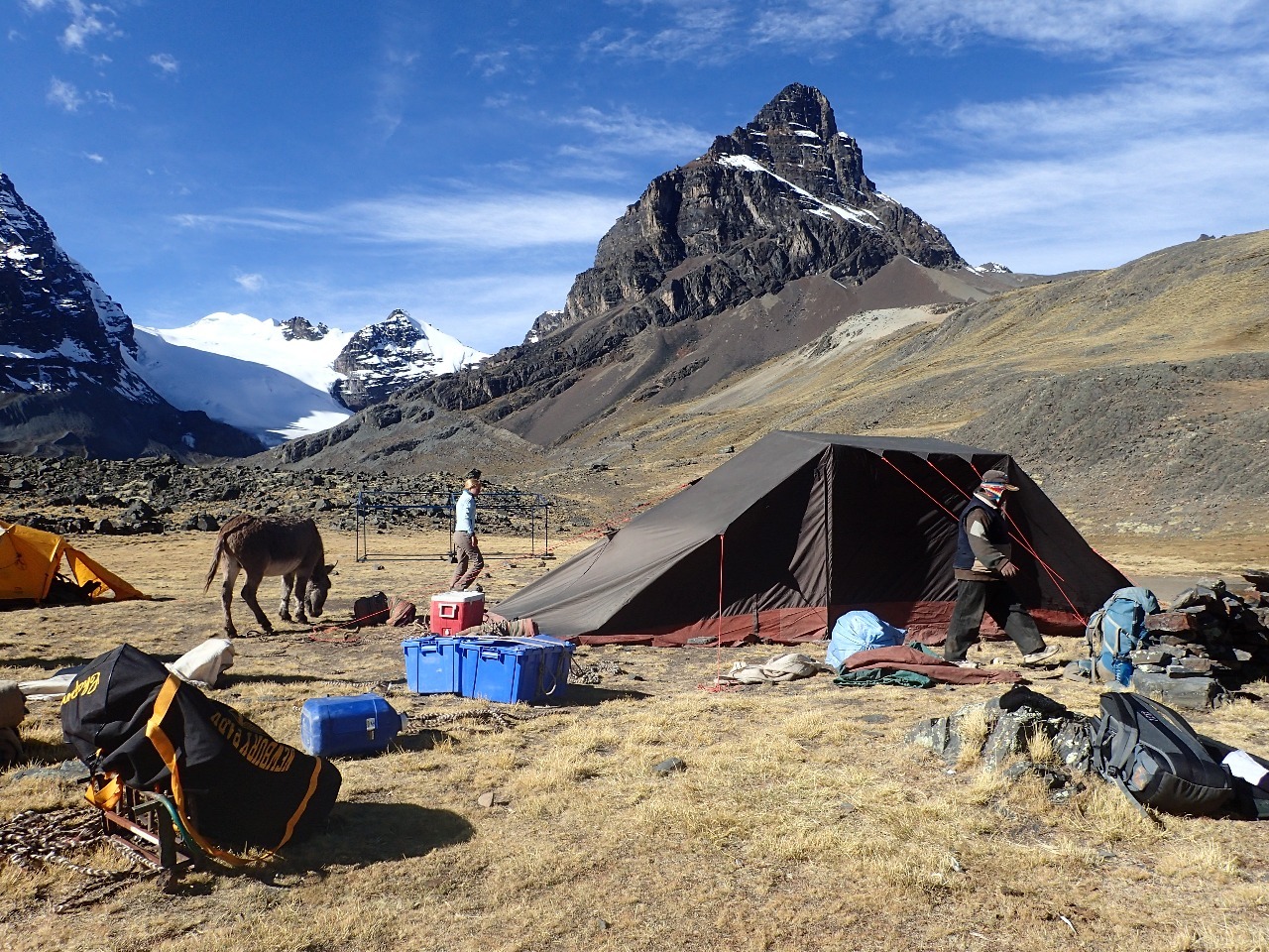 Base Camp at Condoriri