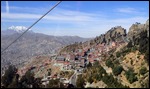 View from the cable car