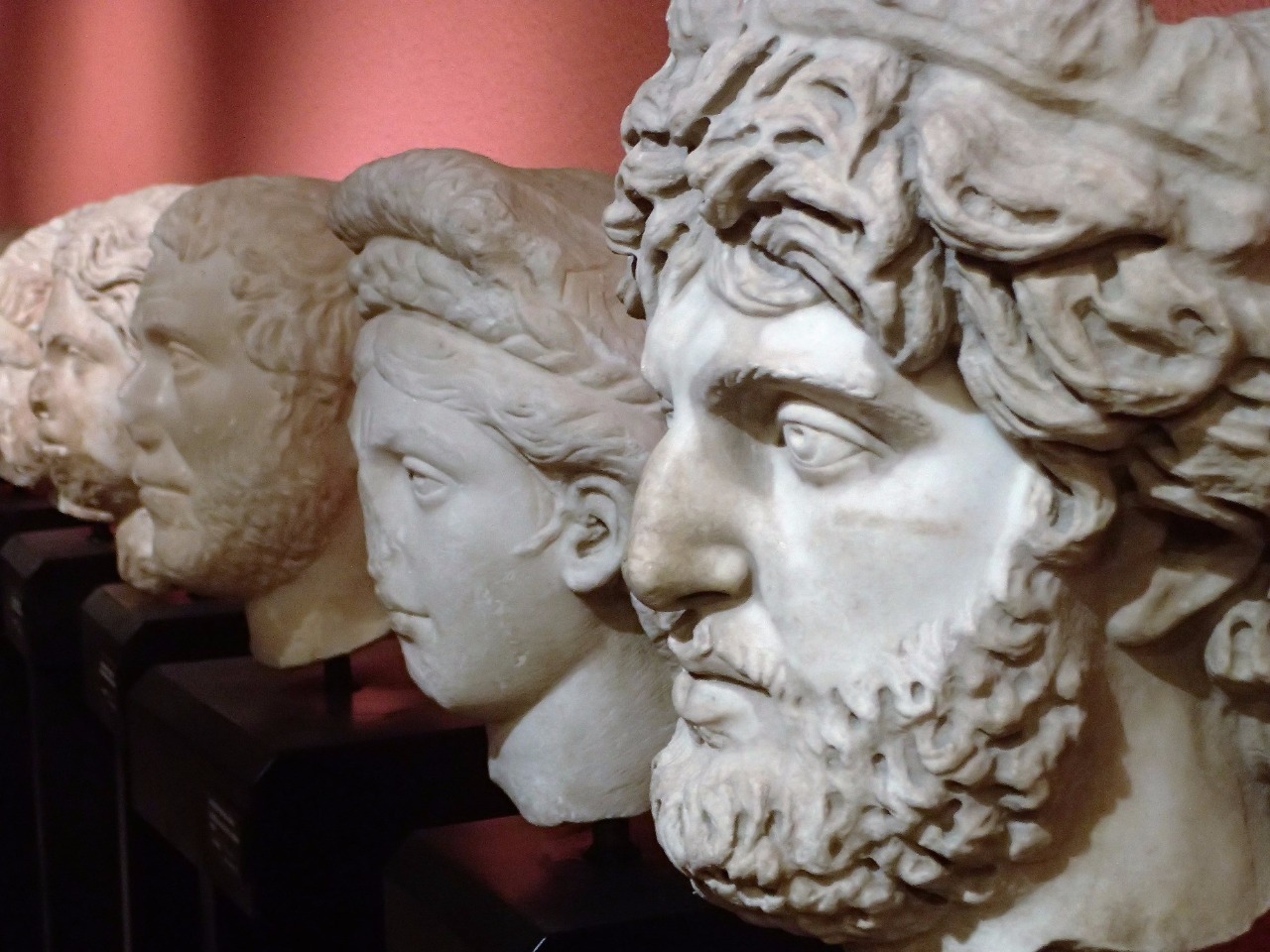 Roman marble sculptures