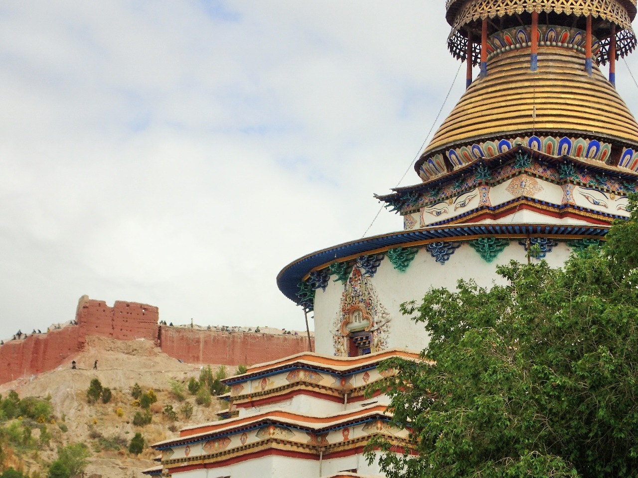 Kumbum Stupa in Pelkor Chode Monastery
