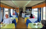 Dining Car on the Tibet Train