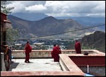 Monks in Drepung Monastery