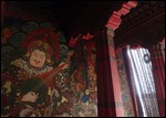 Mural of deities in Potala Palace