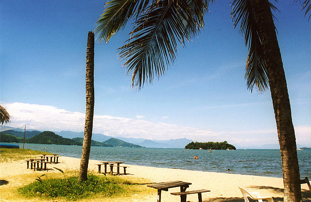 Tropical beach in Paraty