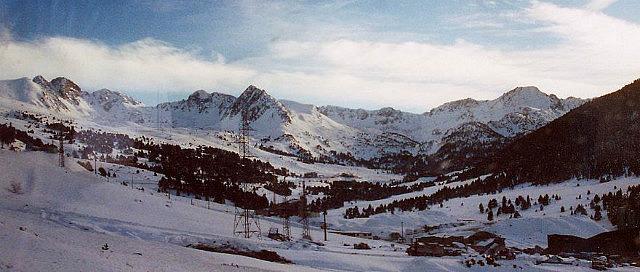 Andorra ski mountains